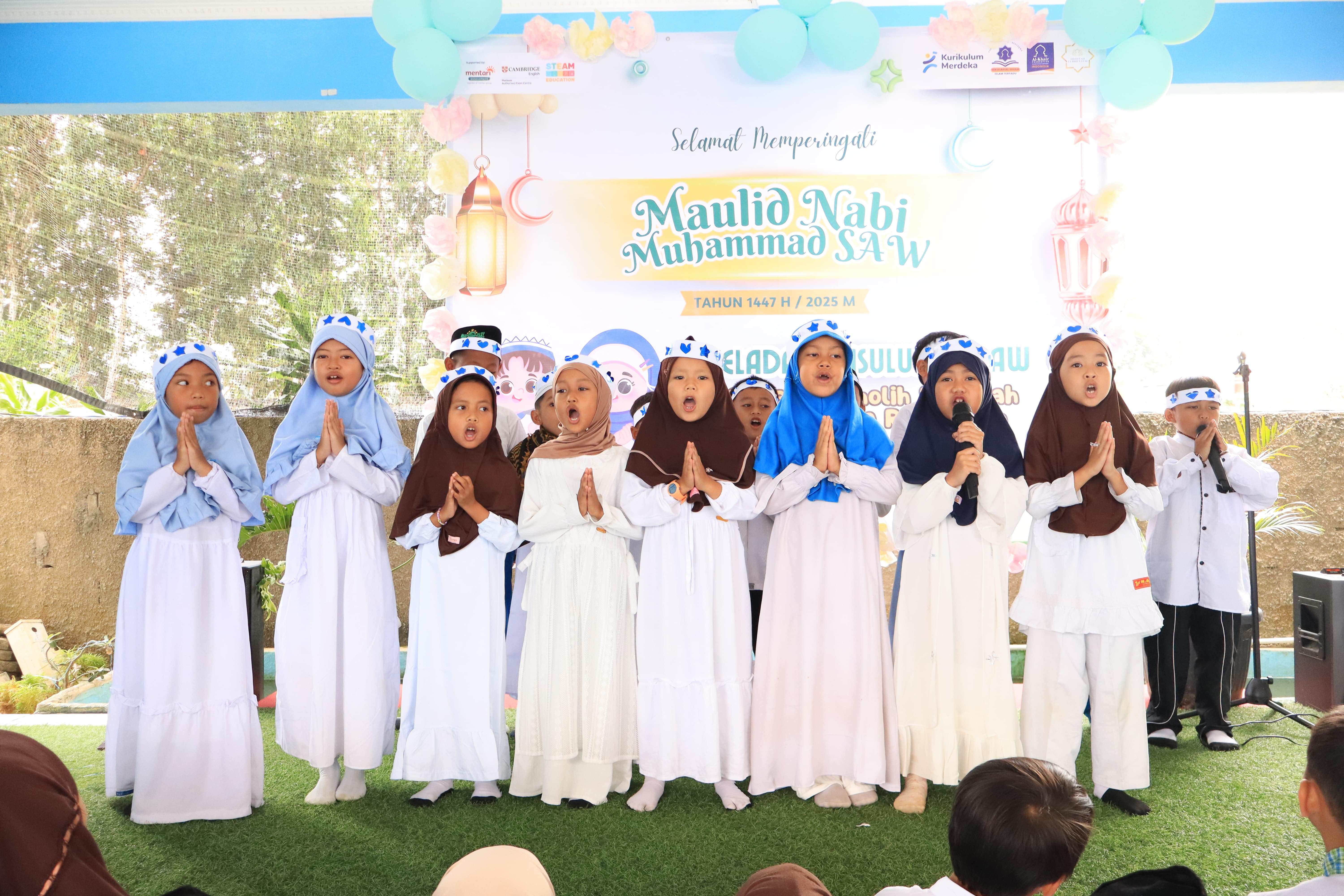 Peringatan Maulid Nabi Muhammad SAW di Sekolah Al-Khair Meriah dan Penuh Makna