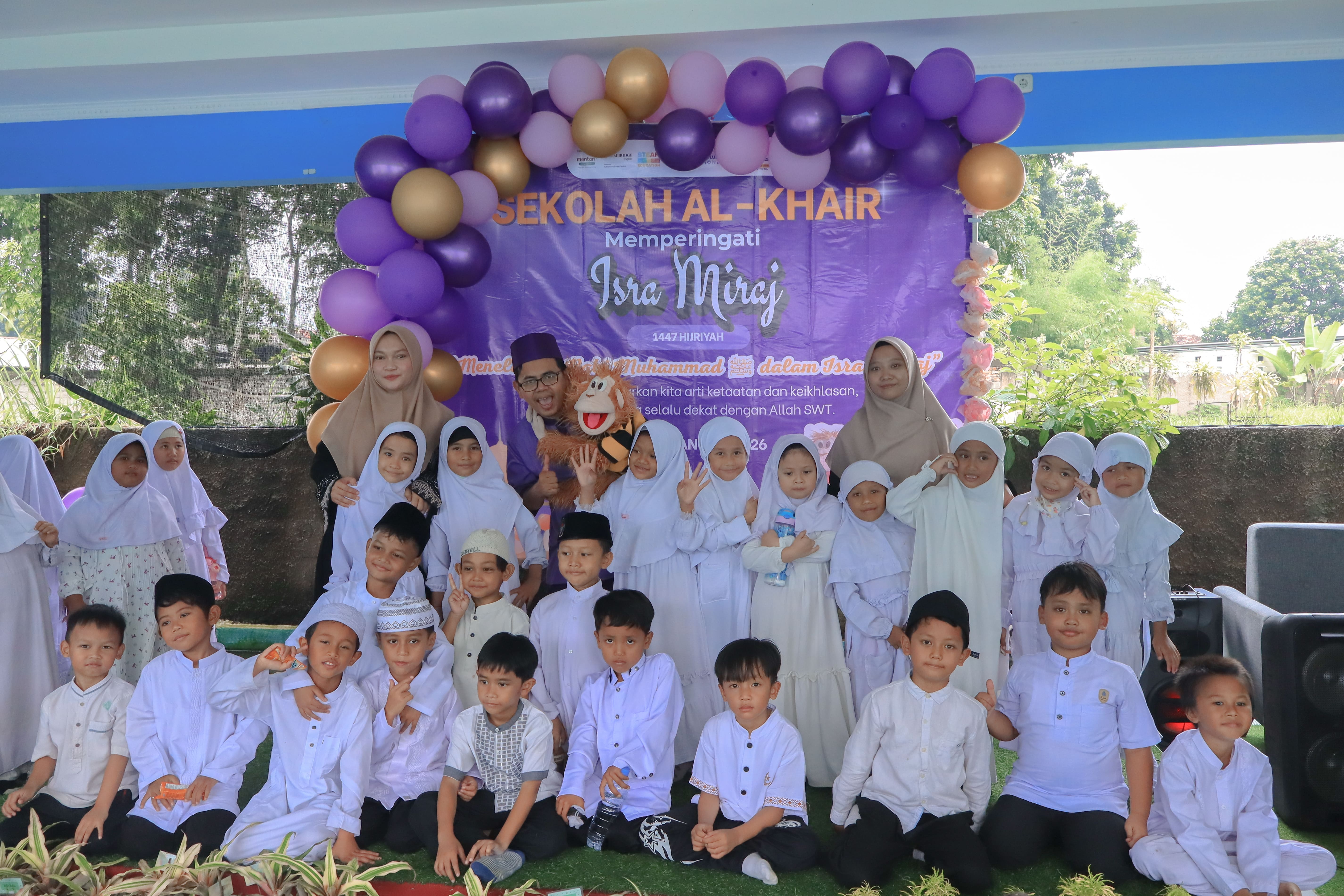 Peringati Isra Mi’raj, Sekolah Alkhair Hadirkan Kak Nono