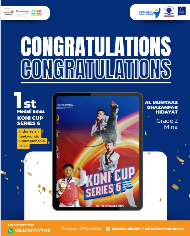 🏆 Congratulations! 🏆  on winning 1st and 2nd place – Gold and Silver medals – at the 2025 Indonesian