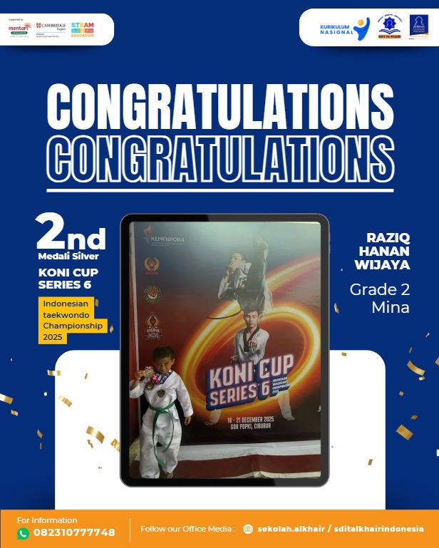 🏆 Congratulations! 🏆  on winning 1st and 2nd place – Gold and Silver medals – at the 2025 Indonesian