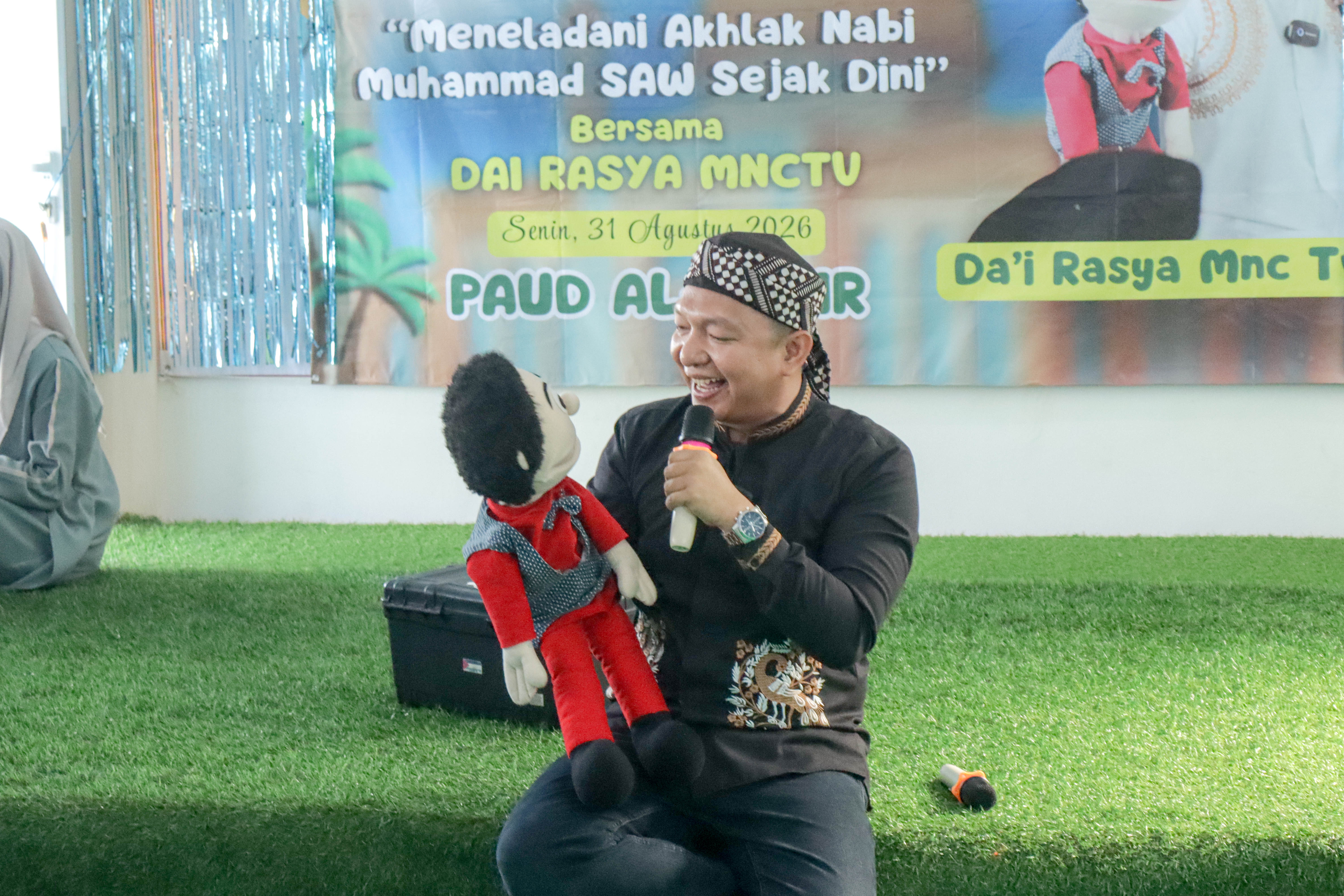 Semarak Peringatan Maulid Nabi Muhammad SAW, PAUD Al Khair Hadirkan Da’i Rasya MNCTV