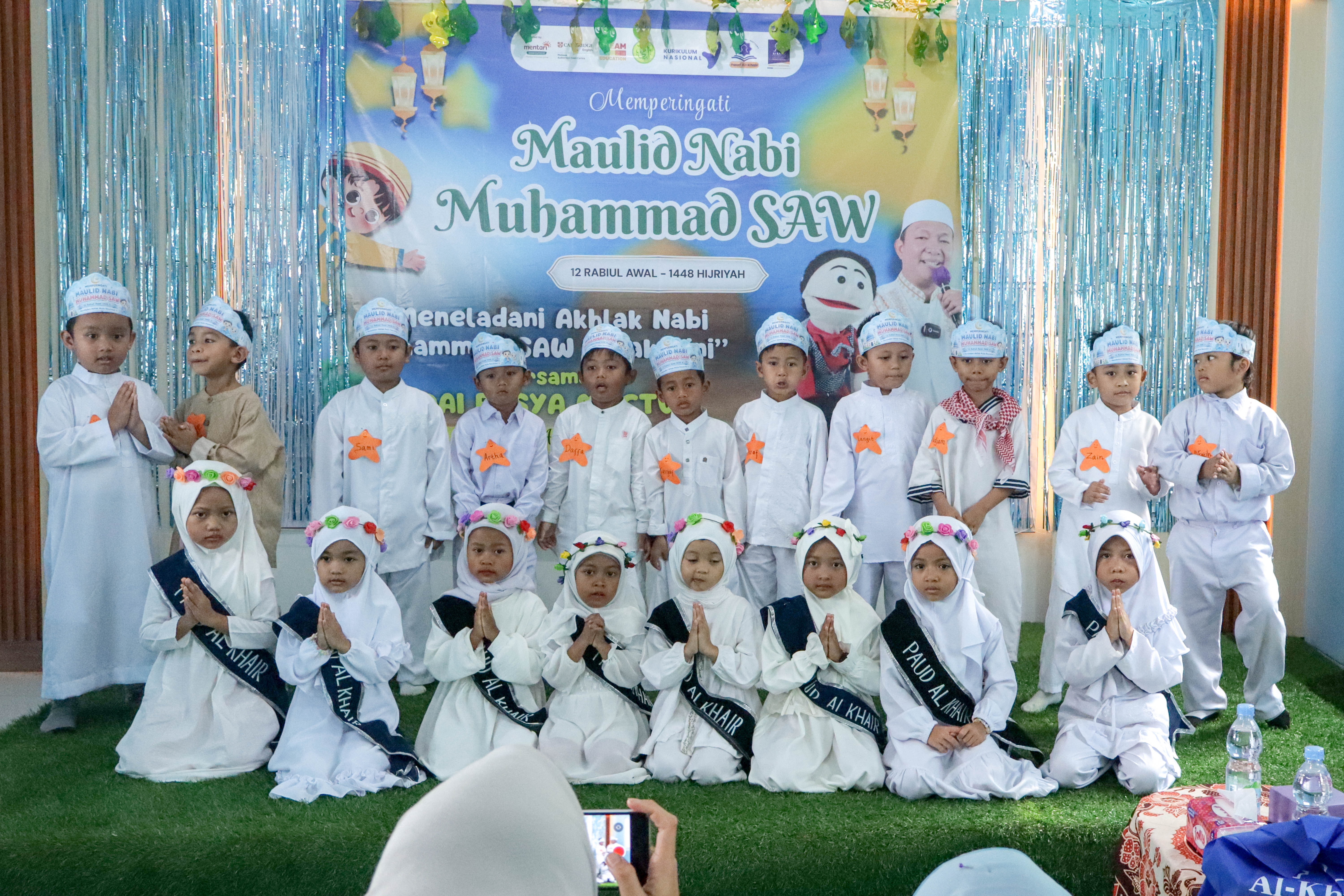 Semarak Peringatan Maulid Nabi Muhammad SAW, PAUD Al Khair Hadirkan Da’i Rasya MNCTV